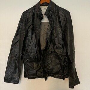 100 Coated Linen Workwear Jacket